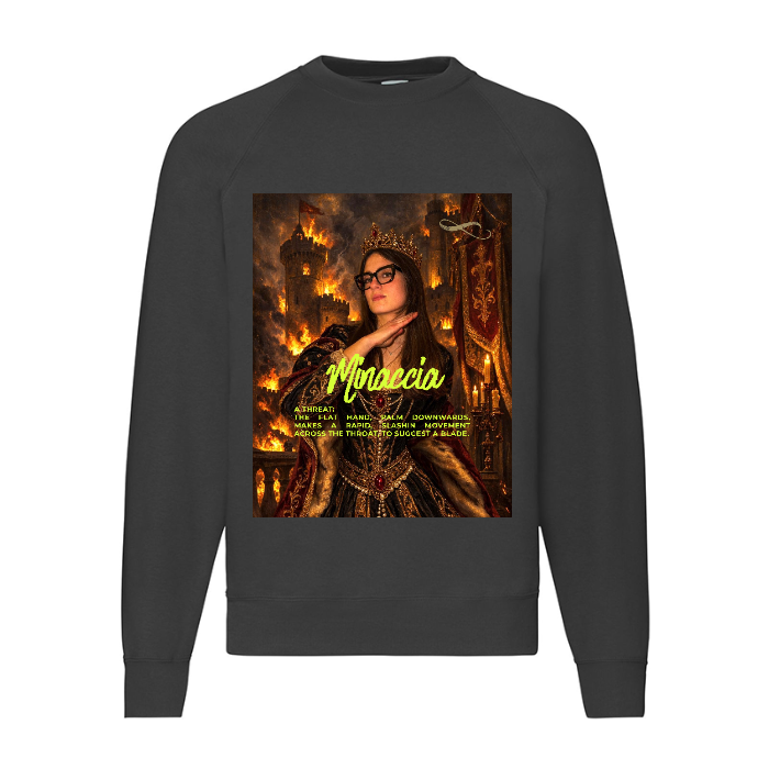 Felpa Unisex Girocollo | MINACCIA