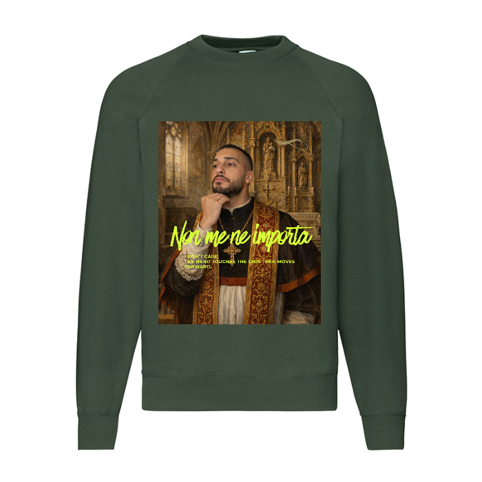 Felpa Unisex Girocollo | NON ME NE IMPORTA