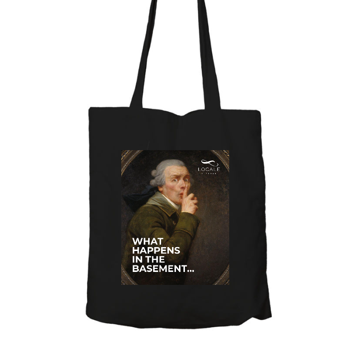 Shopper in cotone Organico I WHAT HAPPENS IN THE BASEMENT