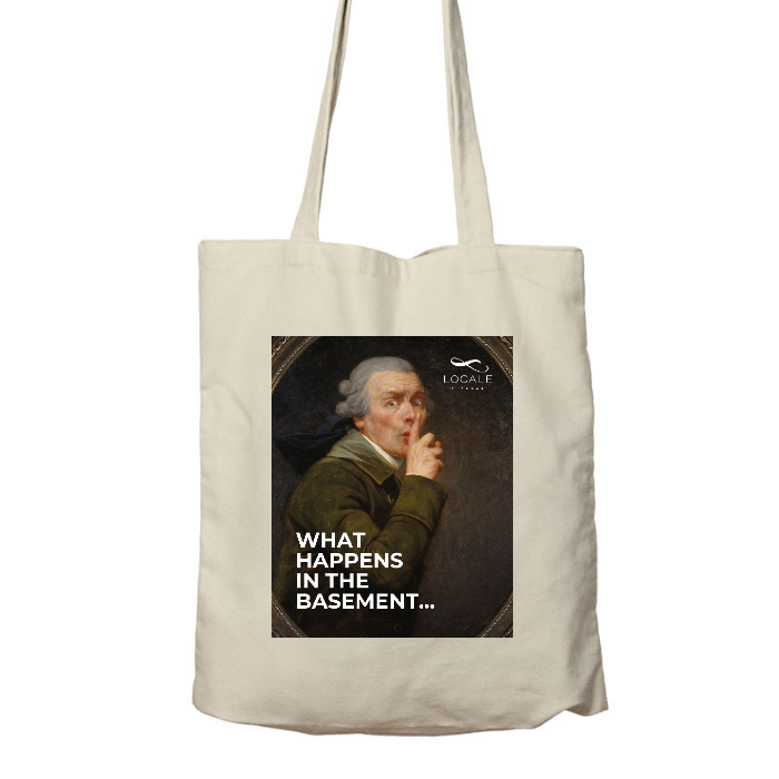 Shopper in cotone Organico I WHAT HAPPENS IN THE BASEMENT