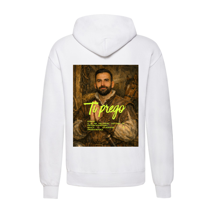 Felpa Unisex Cappuccio | TI PREGO