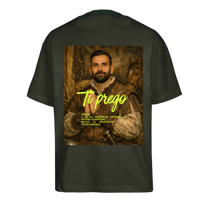 T-Shirt Uomo Oversize | TI PREGO