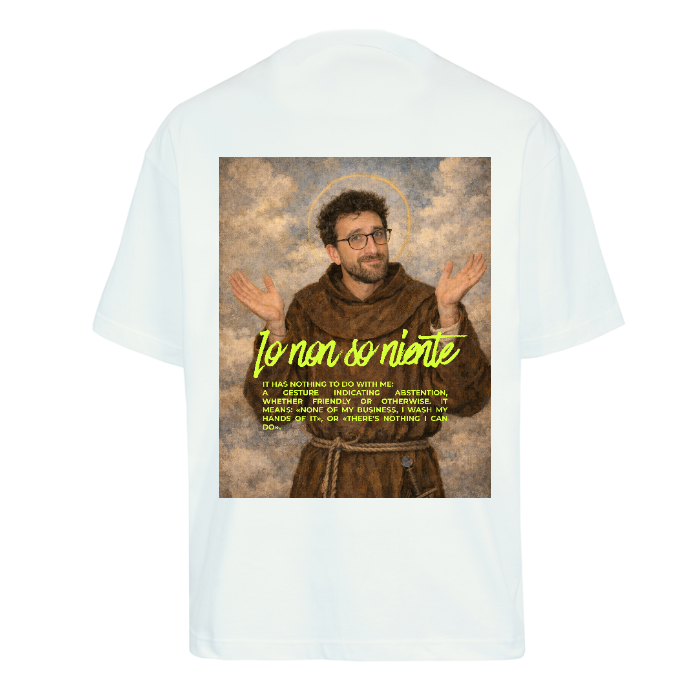 T-Shirt Uomo Oversize | IO NON SO NIENTE