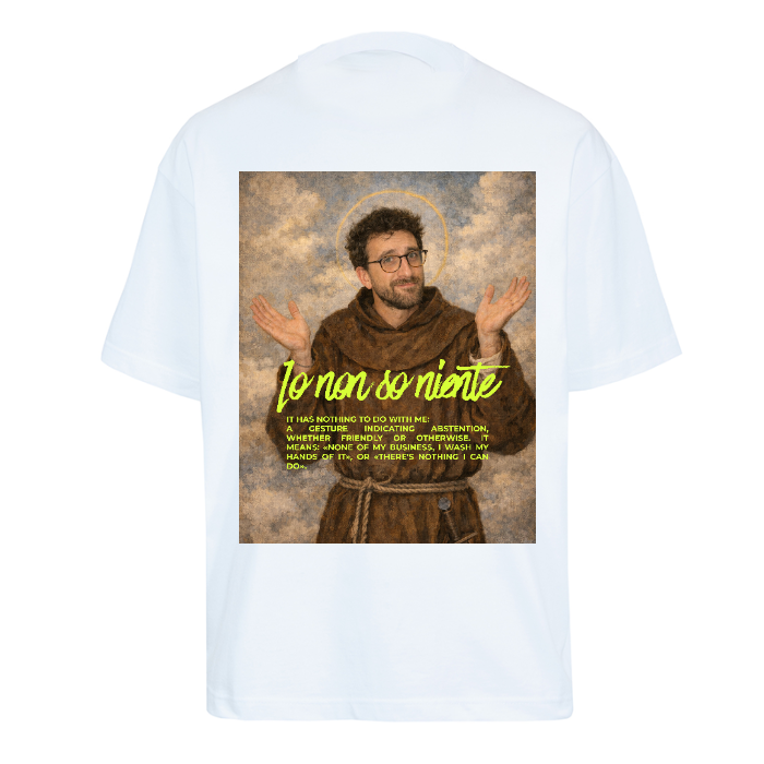 T-Shirt Uomo Oversize | IO NON SO NIENTE