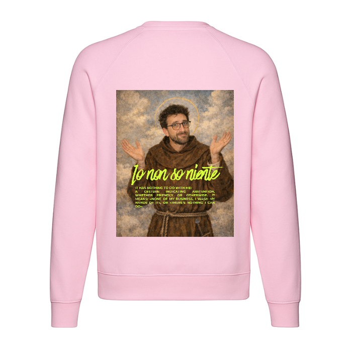 Felpa Unisex Girocollo | IO NON SO NIENTE